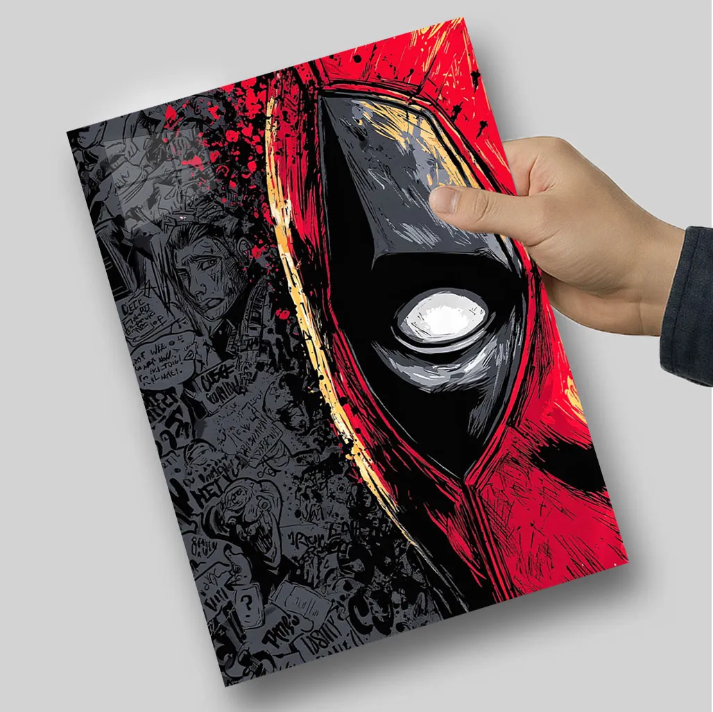 متال پوستر نیمروخ ددپول متال پوستر نیمروخ ددپول