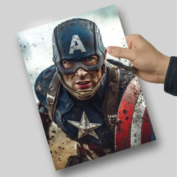 متال پوستر کاپیتان آمریکا