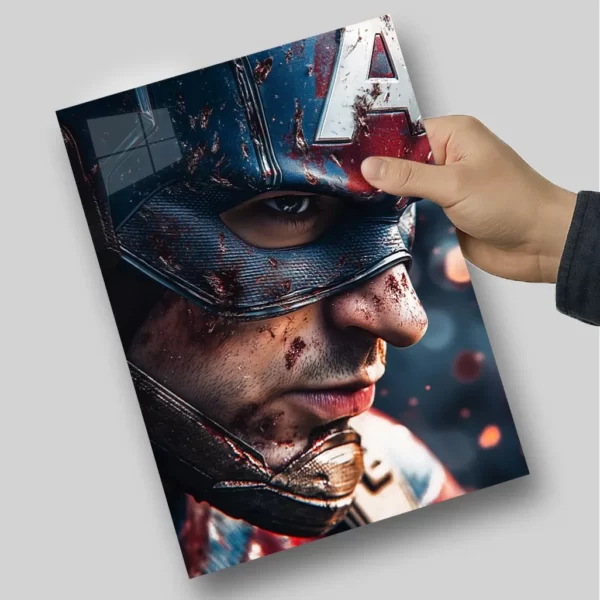 متال پوستر کاپیتان آمریکا نیمروخ