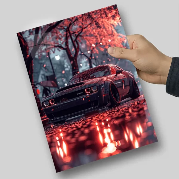 متال پوستر ماشین دوج