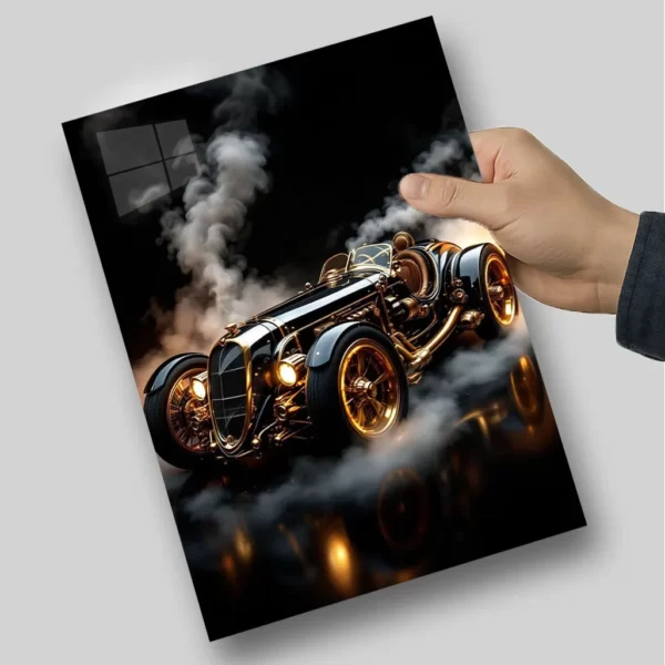 متال پوستر ماشین قدیمی