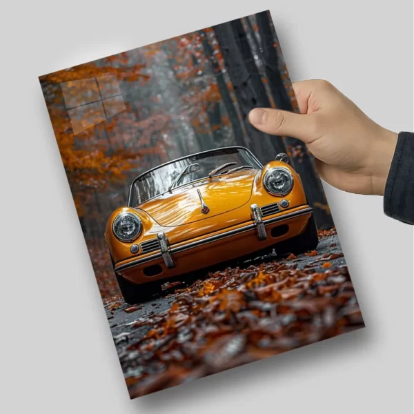 متال پوستر ماشین کلاسیک