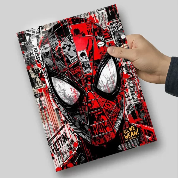 متال پوستر مرد عنکبوتی تمام فیس