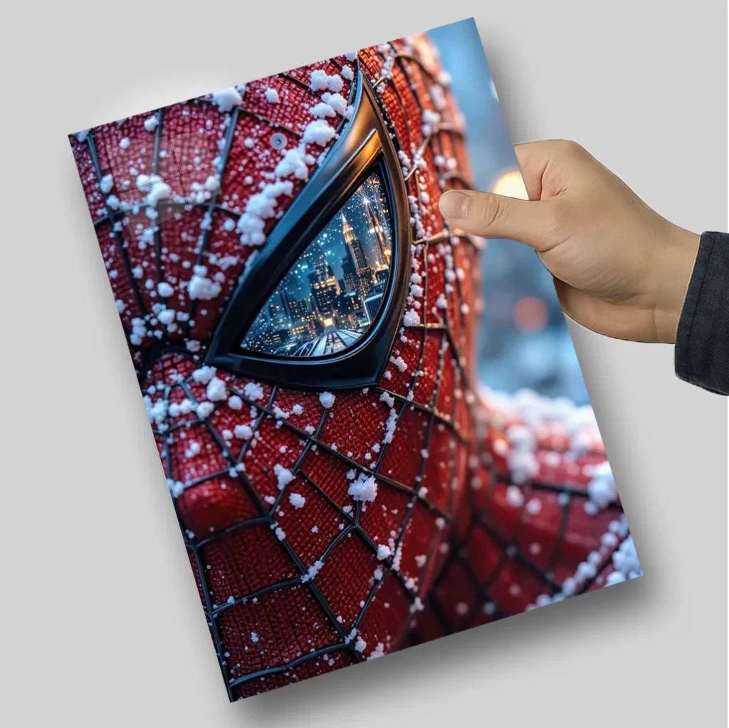 متال پوستراسپایدر من برفی