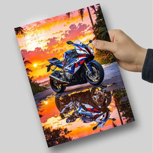 متال پوستر موتور بی ام و