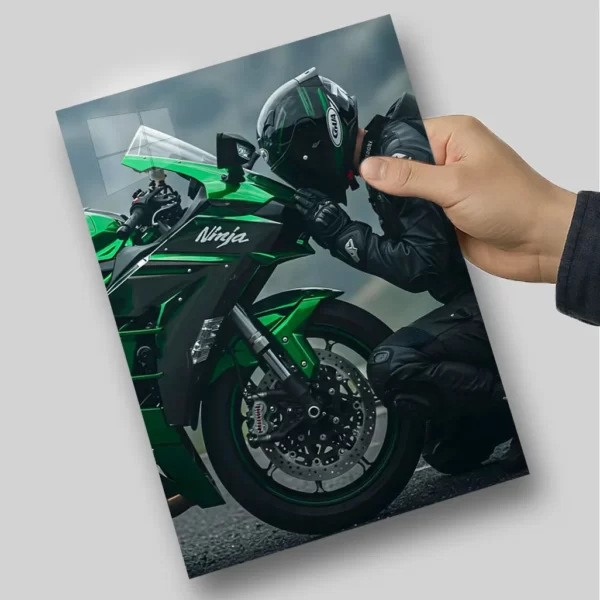 متال پوستر مورتور کاوازاکی نینجا