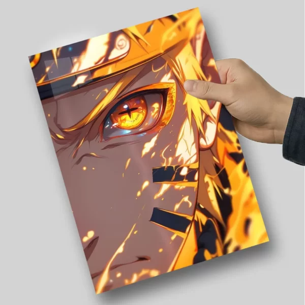 متال پوستر نیم رخ ناروتو