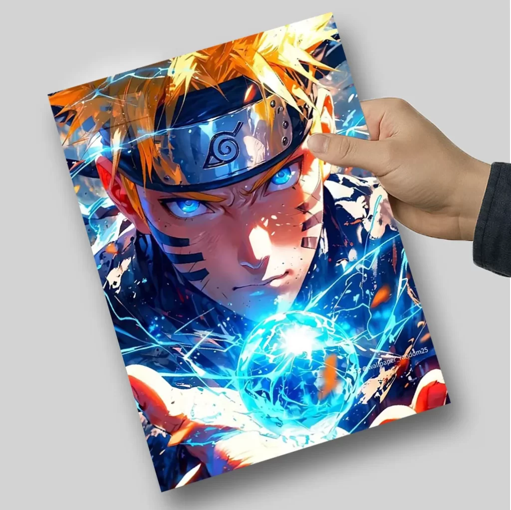 متال پوستر قدرت ناروتو