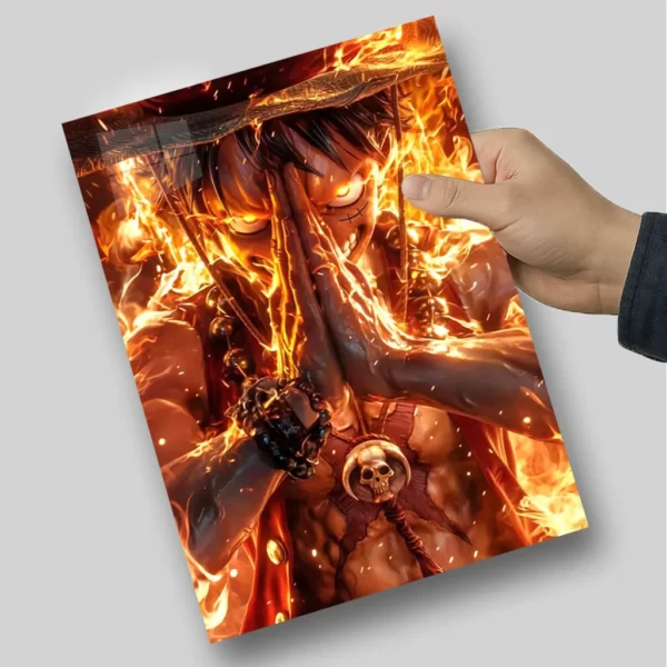 متال پوستر لوفی آتشین