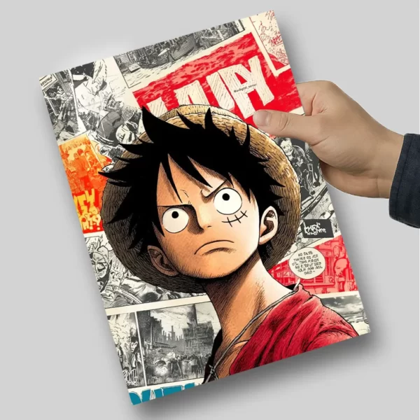 متال پوستر طرح روزنامه ای لوفی