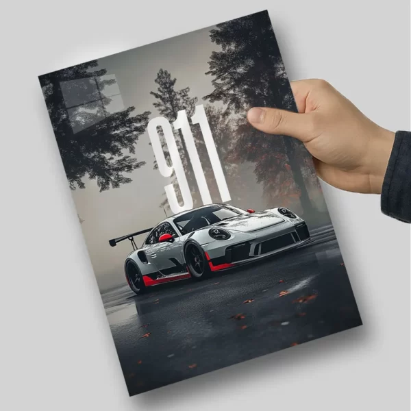 متال پوستر پورشه