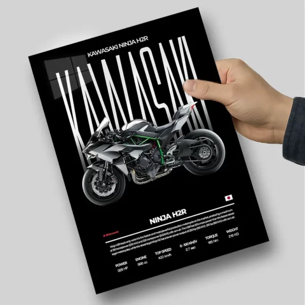 متال پوستر کاوازاکی نینجا