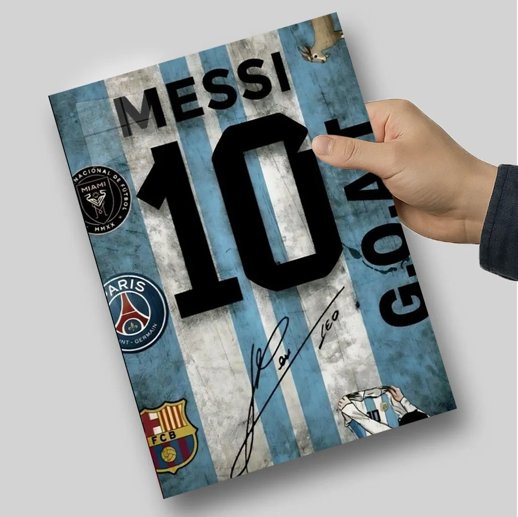 متال پوستر لیونل مسی متال پوستر لیونل مسی
