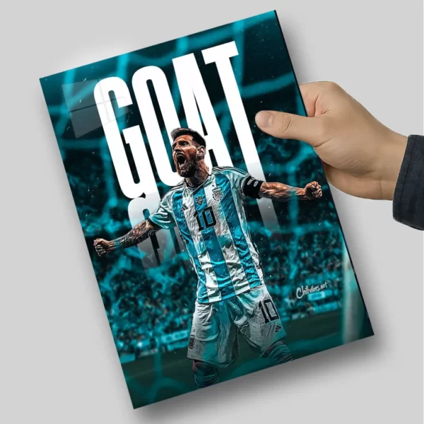 متال پوستر مسی خوشحالی گل