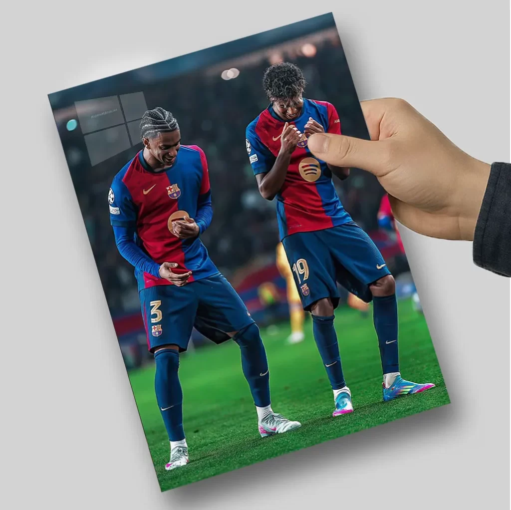 متال پوستر شادی گل یامال