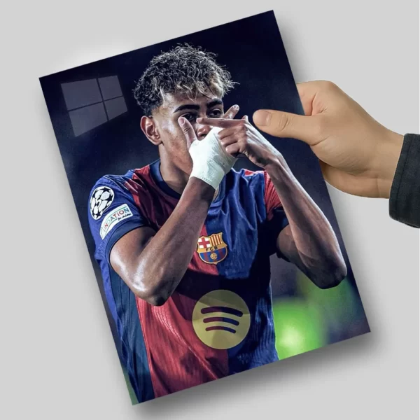 متال پوستر شادی گل معروف یامال