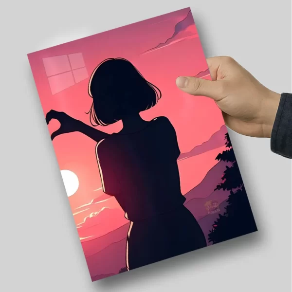 متال پوستر عاسقانه ست