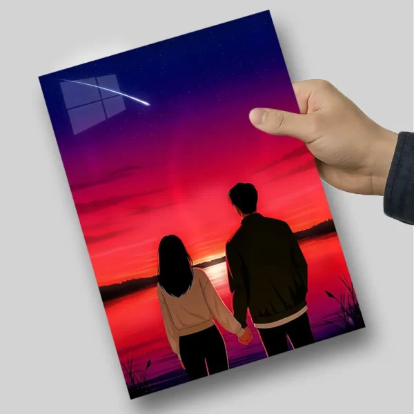 متال پوستر عاشقانه دونفره