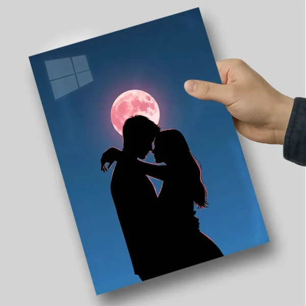 متال پوستر عاشقانه ماه کامل