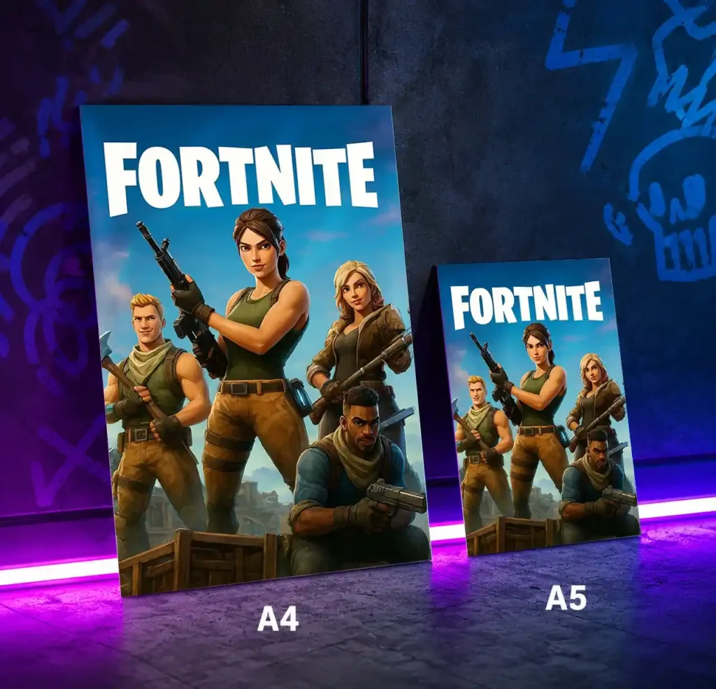 متال پوستر فورتنایت انیمیشنی