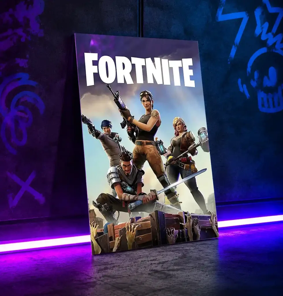 متال پوستر فورتنایت پوستر