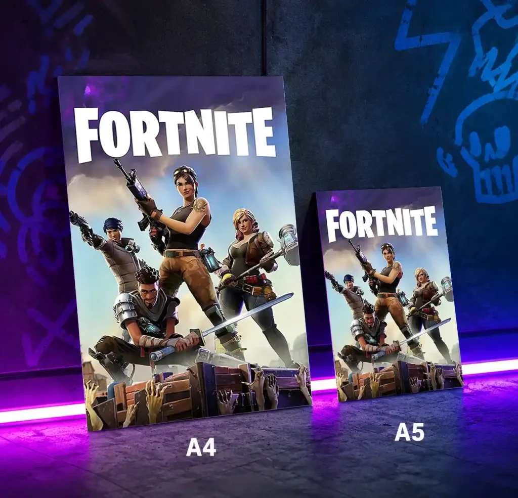 متال پوستر فورتنایت پوستر