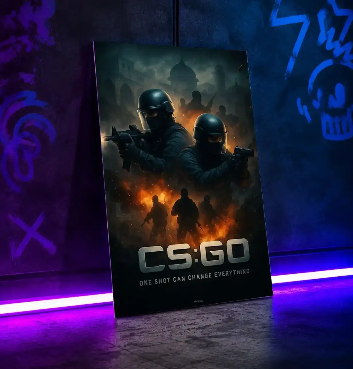 متال پوستر CSGO